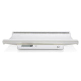 Alecto BC-10 witte babyweegschaal met ingebouwd meetlint en digitaal display