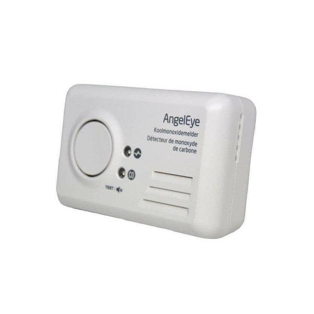 AngelEye koolmonoxidemelder wit met testknop en LED-indicatie