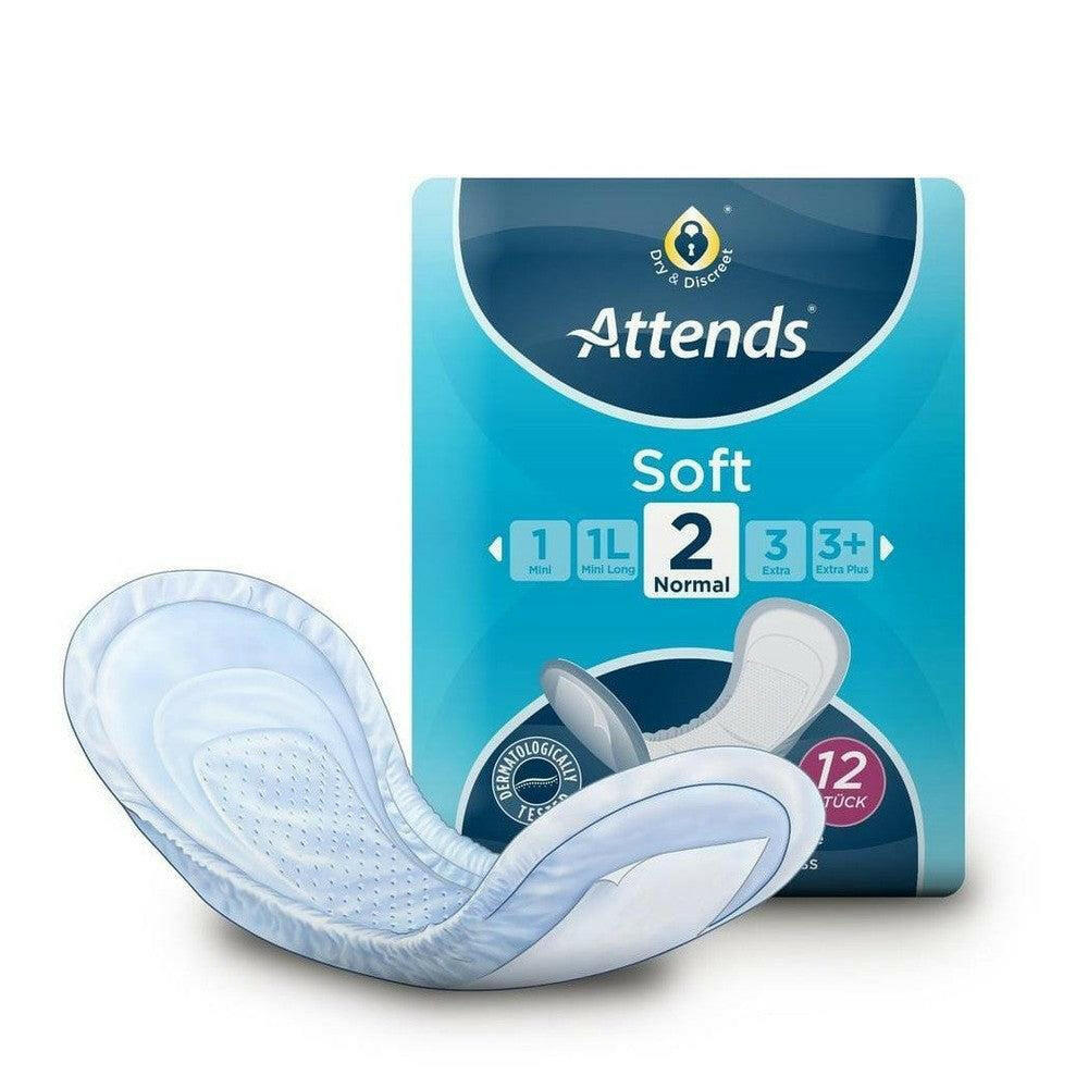 Attends Soft inlegger Normal absorptie met fixatiestrook en verpakking