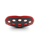 Rood BackJoy Posture+ ergonomisch zitkussen met gaten voor ventilatie