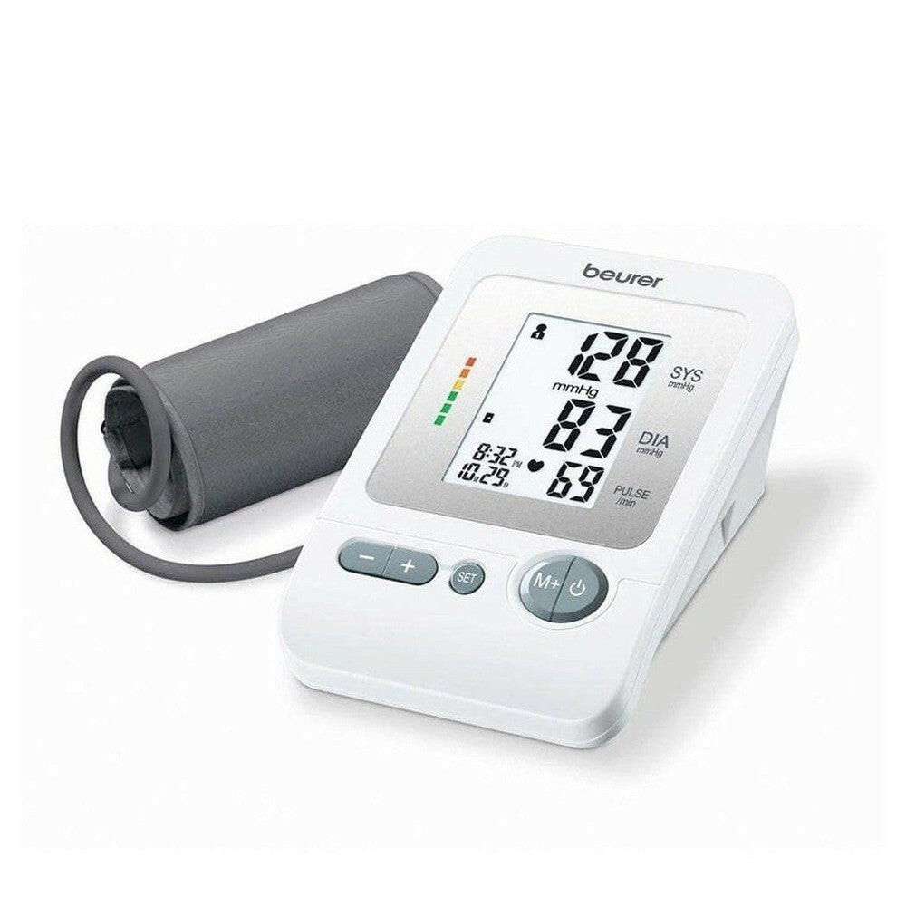 Beurer BM26 bovenarm bloeddrukmeter met kleurindicator en geheugenfunctie