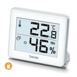 Beurer HM 16 thermo-hygrometer scherm met smiley indicator voor luchtvochtigheid