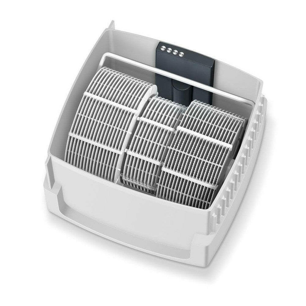 Beurer LW230 luchtwasser wit interne ribbelige cilinders en behuizing