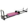 Bodi-Tek Aeropilates 435 pilatesbank paars met zwarte frame en voetsteunen