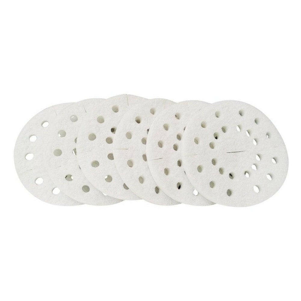 6 witte Boneco A451 anti-kalk viltkussentjes voor S450, S200 en S250 stoombevochtiger
