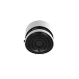 Bovenkant witte Boneco F100 ventilator met radiaal rooster