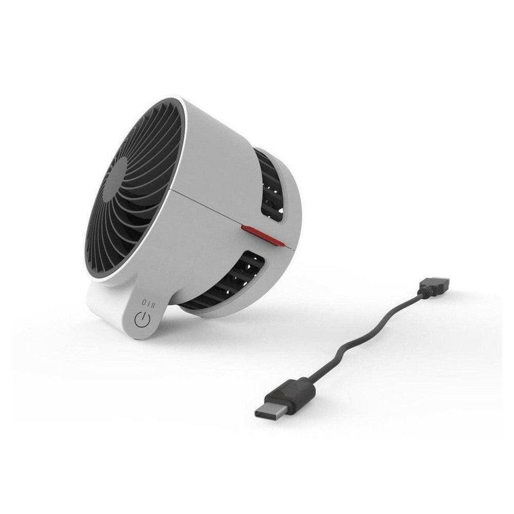 Boneco F50 USB-C tafelventilator met bijbehorende kabel