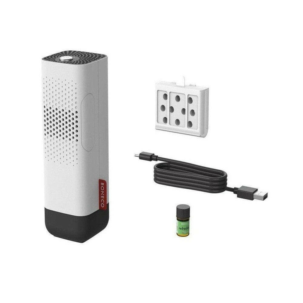 Boneco P50 luchtzuiveraar set inclusief geurolie flesje en USB-kabel