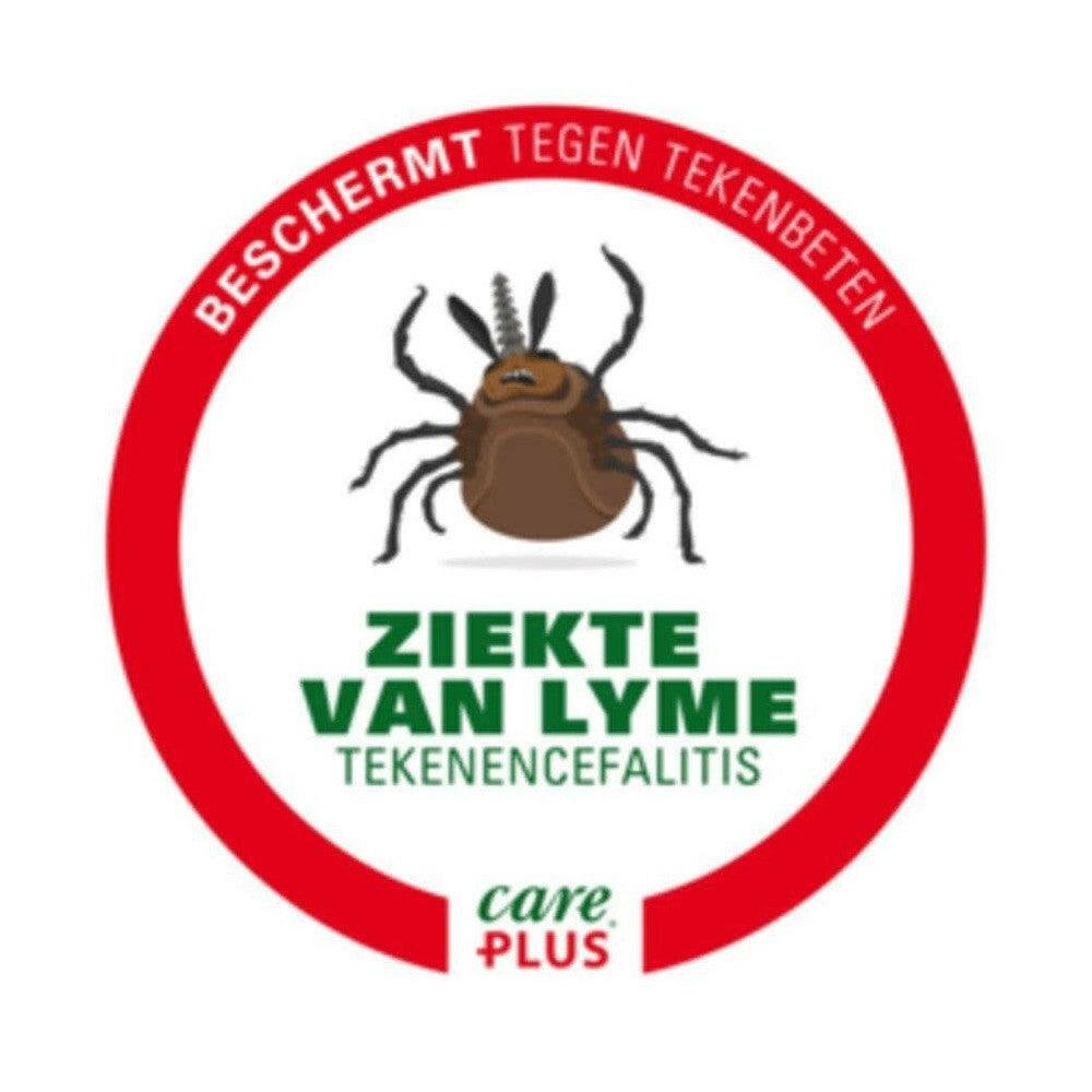 Label Care Plus anti-tekenbeschermt tegen ziekte van Lyme en tickencefalitis