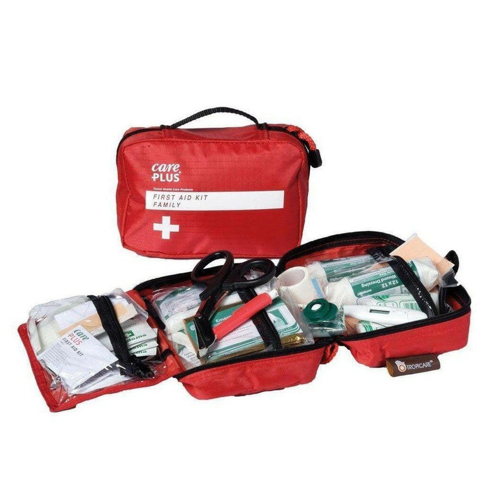 Open Care Plus EHBO-koffer met georganiseerde medische hulpmiddelen