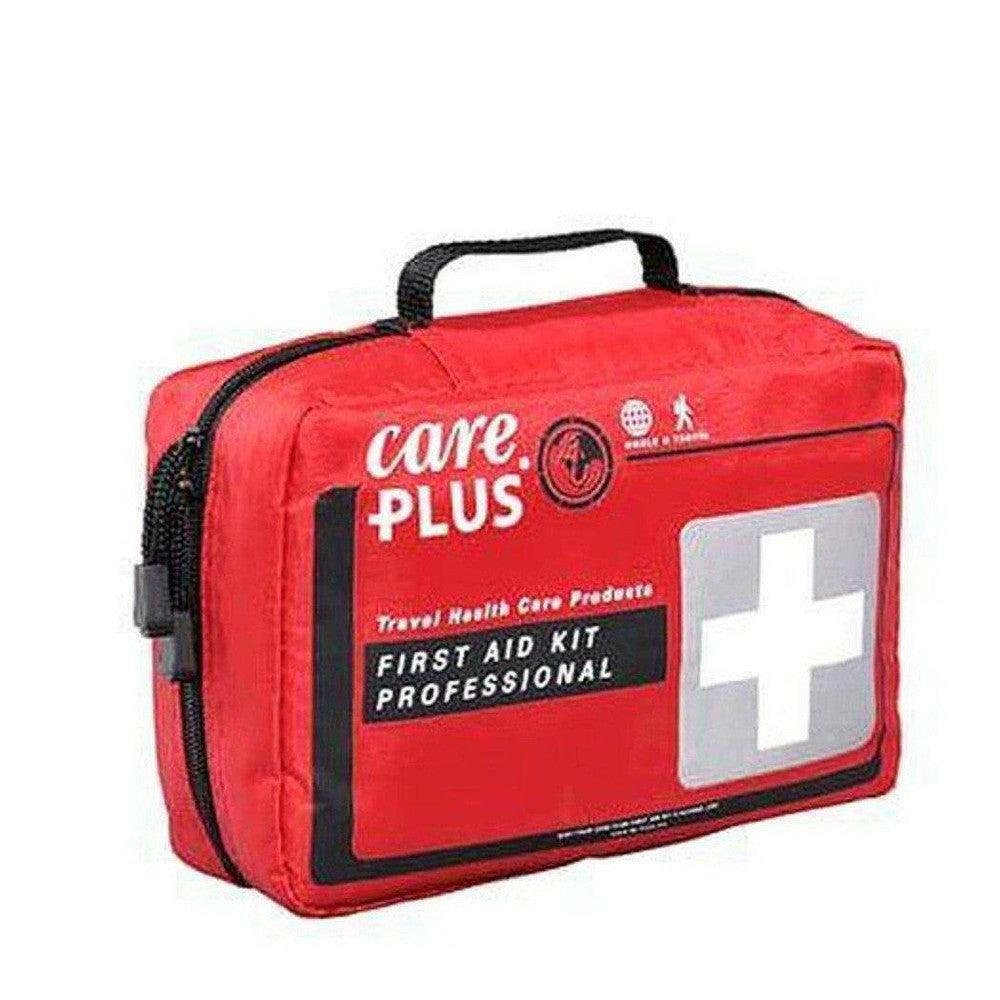 Care Plus EHBO-koffer Professional rood met rits voor reizen en wereldwijd gebruik