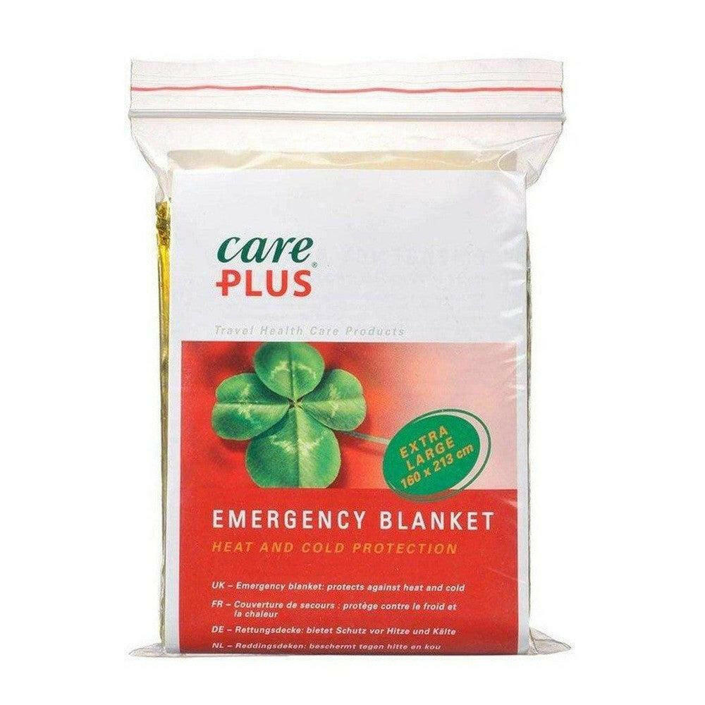 Care Plus isolatiedeken XL in verpakking, reddingsdeken voor hitte en kou