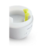 binnenkant van aroma diffuser met meetlepel tot 150 ml