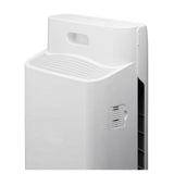 Close-up bovenkant Clean Air Optima luchtreiniger met uitlaatgrijsel en sensor