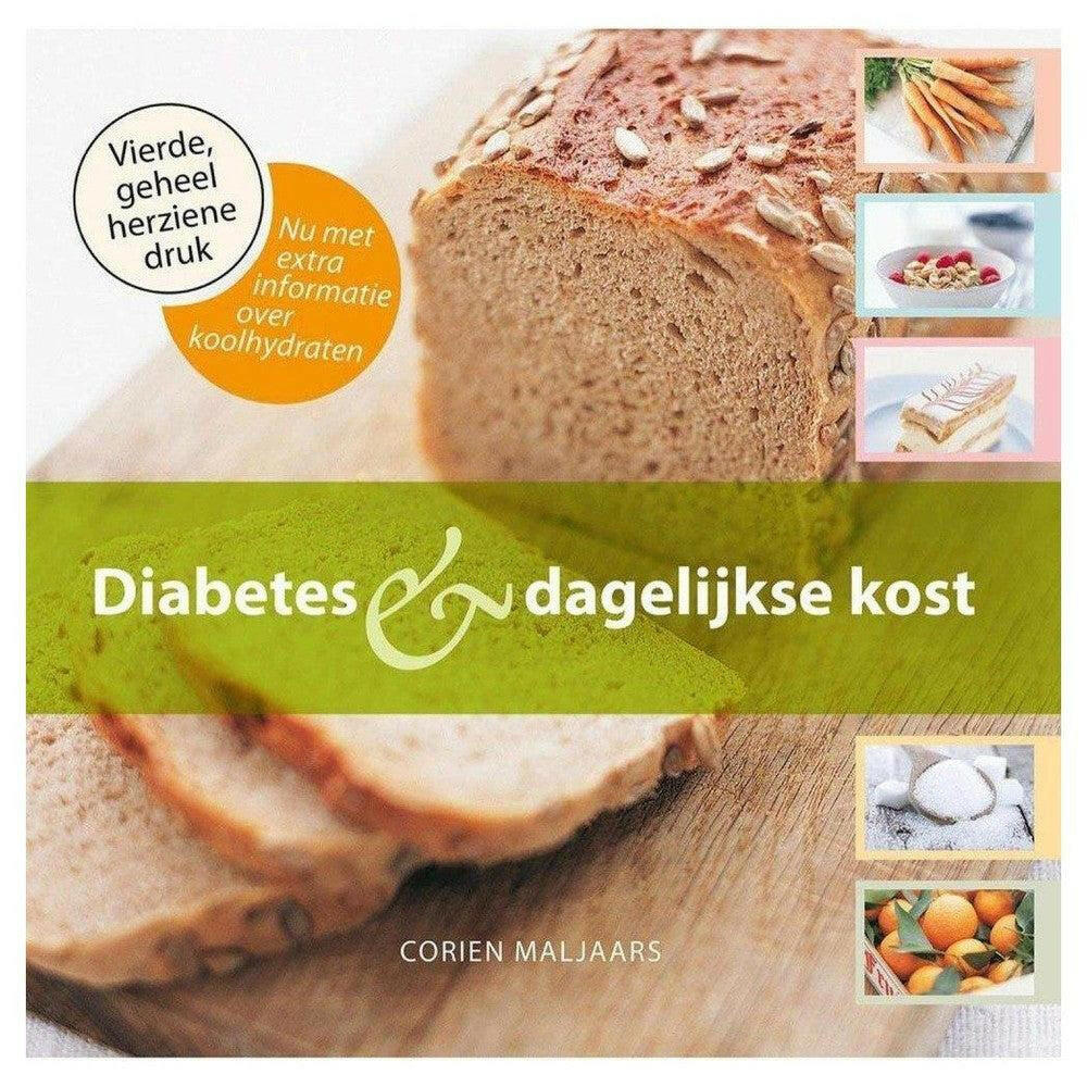Diabetes & dagelijkse kost boek 4e druk Corien Maljaars met info over koolhydraten en voeding