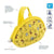 Difrax speentasje (geel) - DIF57912G-Shopvoorgezondheid