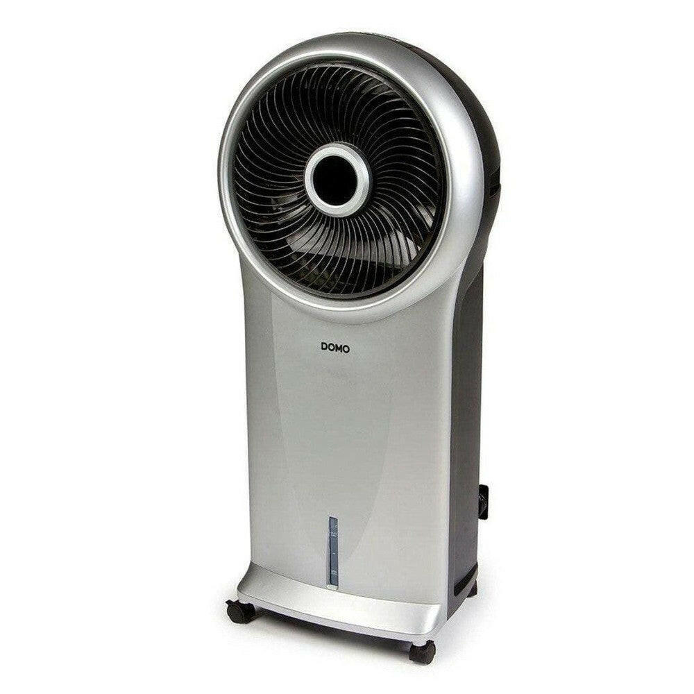 Domo DO152A luchtkoeler 3-in-1 voorkant met ventilatorblad en waterpeilwijzer