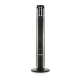 Domo DO8127 zilveren torenventilator met zwarte accenten en digitaal display