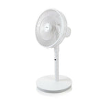 Domo DO8149 witte statiefventilator van plastic met gladde mat afwerking