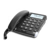 Zwarte Doro Magna 4000 telefoon met gehoorapparaat compatibiliteit en extra luide beltoon