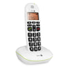 Doro PhoneEasy 100W Mono witte draadloze huistelefoon voor ouderen met verlicht scherm