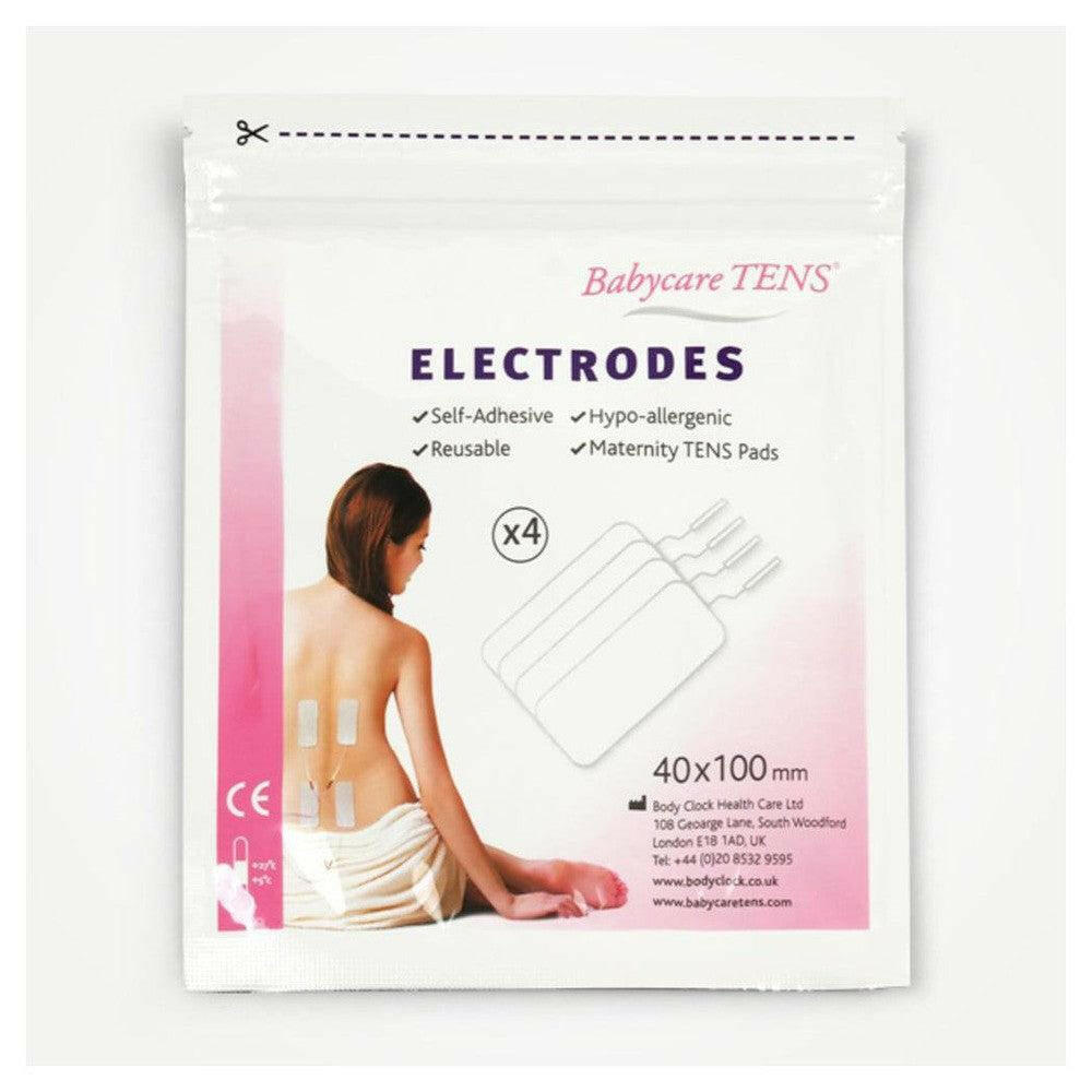 Babycare TENS elektroden verpakking x4 zelfklevend hypo-allergeen voor zwangerschap