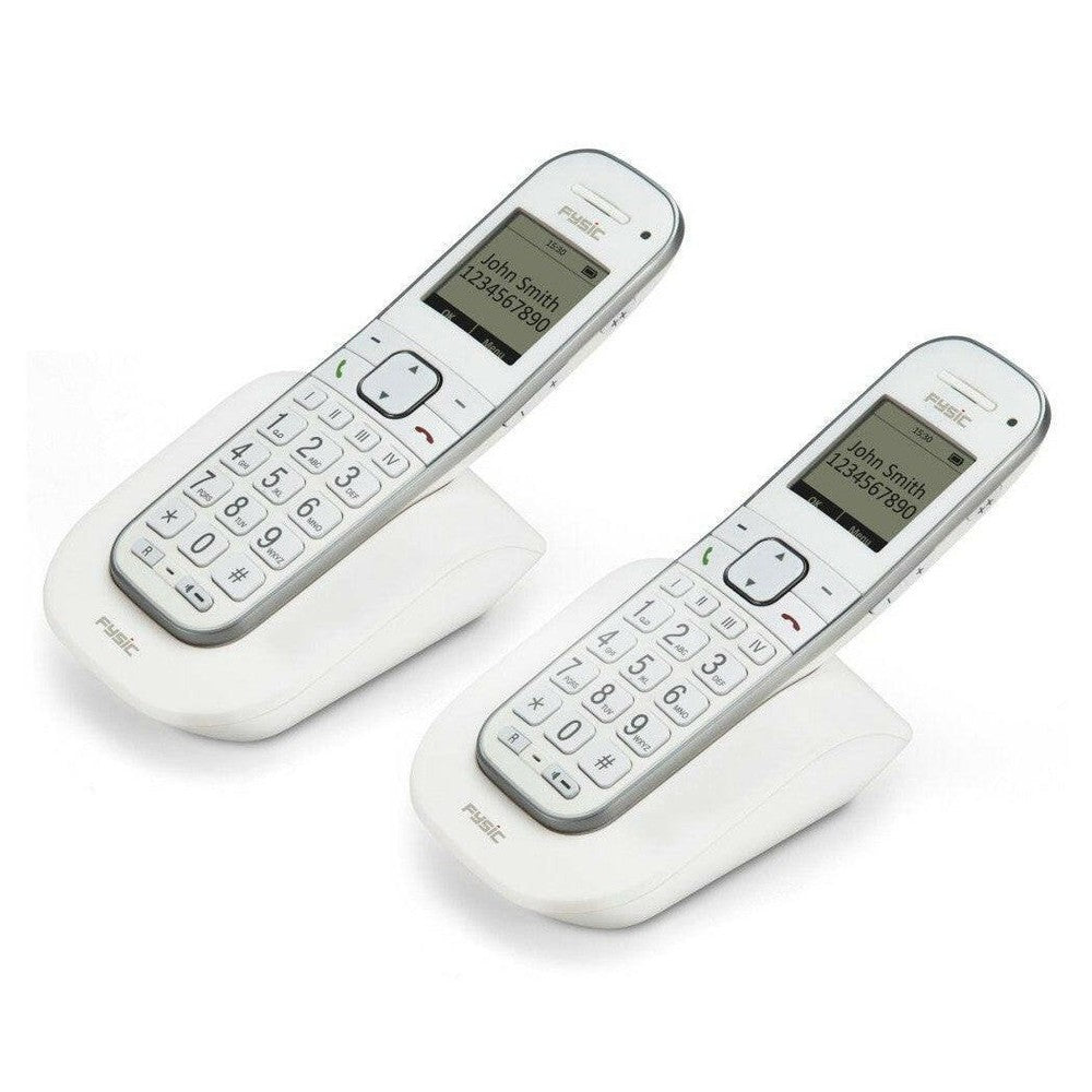 Fysic FX-9000 duo-set met twee handsets en oplaadstations
