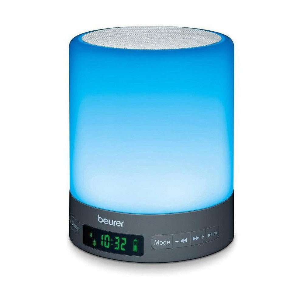Beurer WL50 lichtwekker blauwe sfeerlamp met Bluetooth speaker