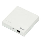 Alecto wit basisstation met USB, Ethernet poorten en status indicatoren voor smart home