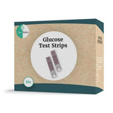 Go-Keto glucose teststrips verpakking 50 stuks bruin met groen