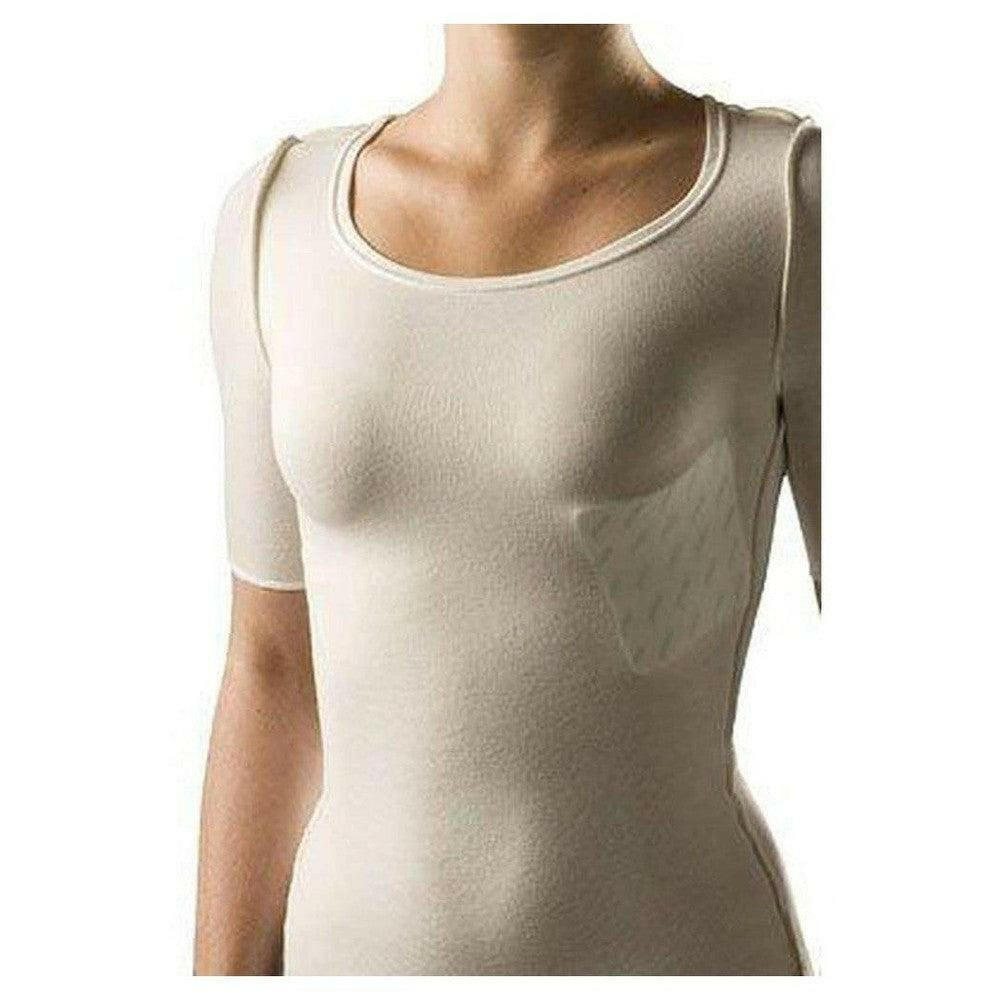 Heka Fix Comfort Shirt beige ademend buisverband T-shirt unisex model voor post-operatie