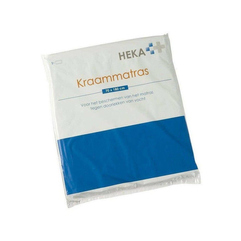 Heka kraammatras verpakking 70x180 cm met instopstroken voor matrasbescherming