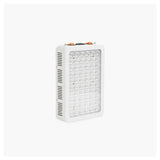 Zijaanzicht witte Innolux infraroodlamp met ventilatiegaten en LED-front