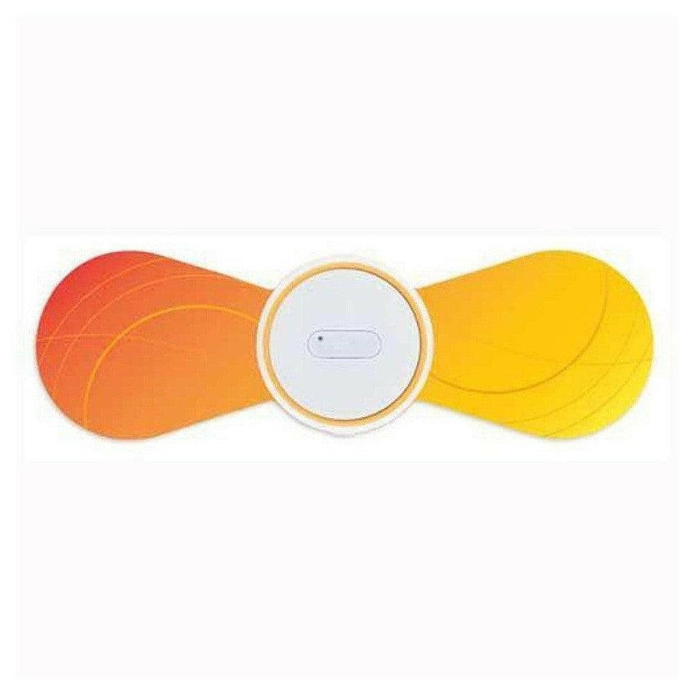 iTENS Small Wing elektrode oranje-geel vleugelvormig voor pijnverlichting pols en knie