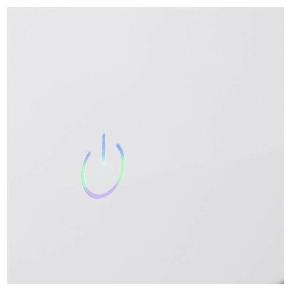 LED touch power-knop met kleurverloop op witte Lanaform bevochtiger