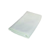Opgevouwen lichtgroene polyester matrasbeschermer met meshstructuur voor extra comfort