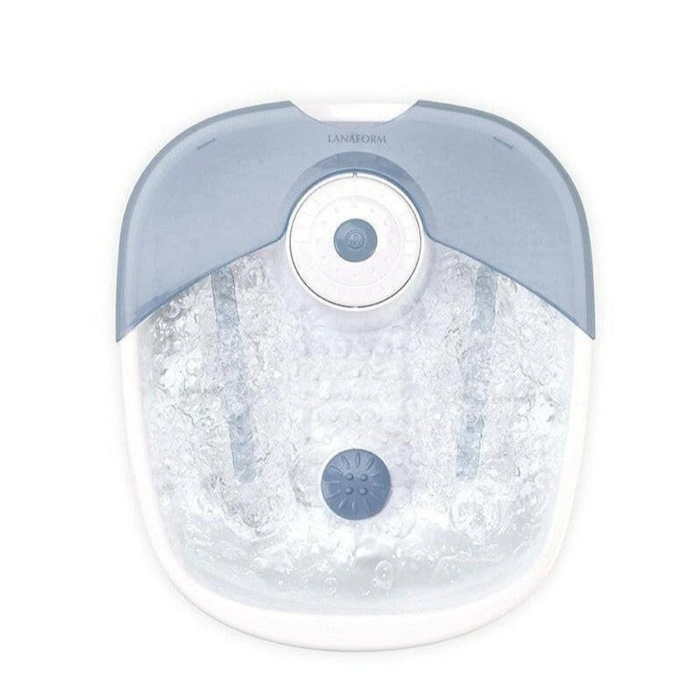 Actief Lanaform bubbelvoetenbad met hydrojets en verwarming in gebruik