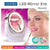 Lanaform LED Mirror X10 make-up spiegel - LAN04263-Shopvoorgezondheid