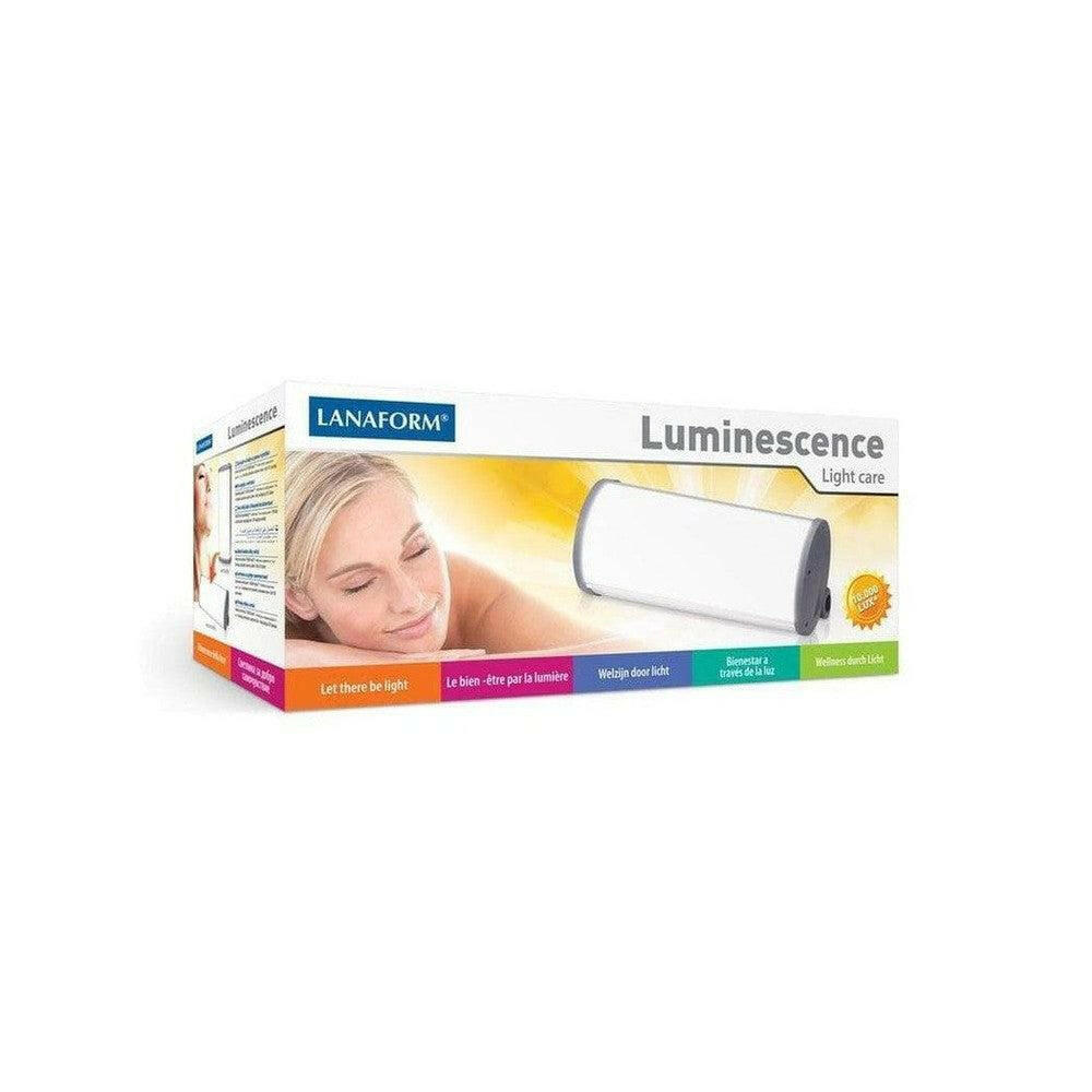 Lanaform Luminescence daglichtlamp verpakking met lichttherapie voor winterblues en jetlag