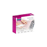 Lanaform Perfect Nail manicure- en pedicureset in witte verpakking met afbeelding van apparaat en opzetstukken