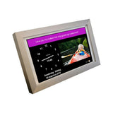 Lijst voor DayClock 10 Duo in wit met lichtgrijze rand