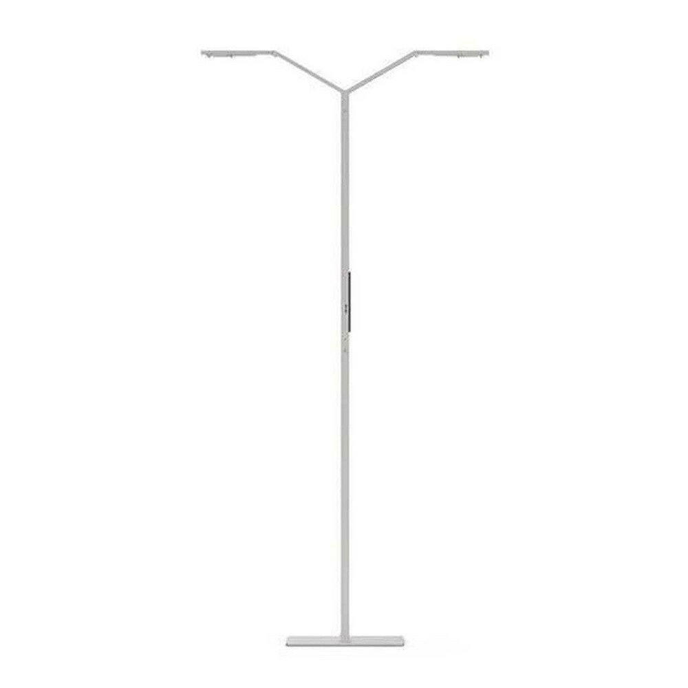 Witte Luctra Linear Floor Twin vloerlamp op witte achtergrond