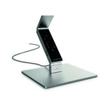 Zilveren Luctra Linear bureaulamp met verstelbare scharnieren en 'DURABLE' label