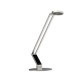 Zilveren Luctra Radial bureaulamp met schuifbare arm en LED