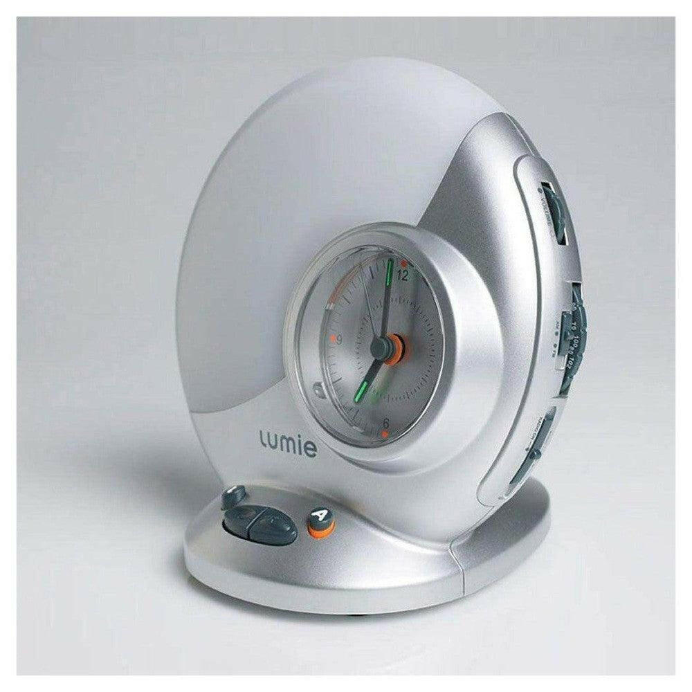 Lumie Bodyclock Classic 150 zilveren lichtwekker met schuifregelaars