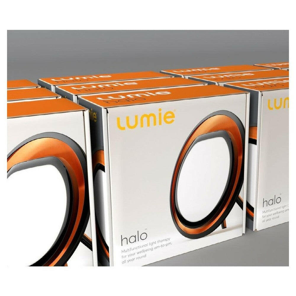 Verpakking Lumie Halo multifunctionele lichttherapie voor welzijn