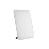 Witte lichttherapielamp met diagonale textuur