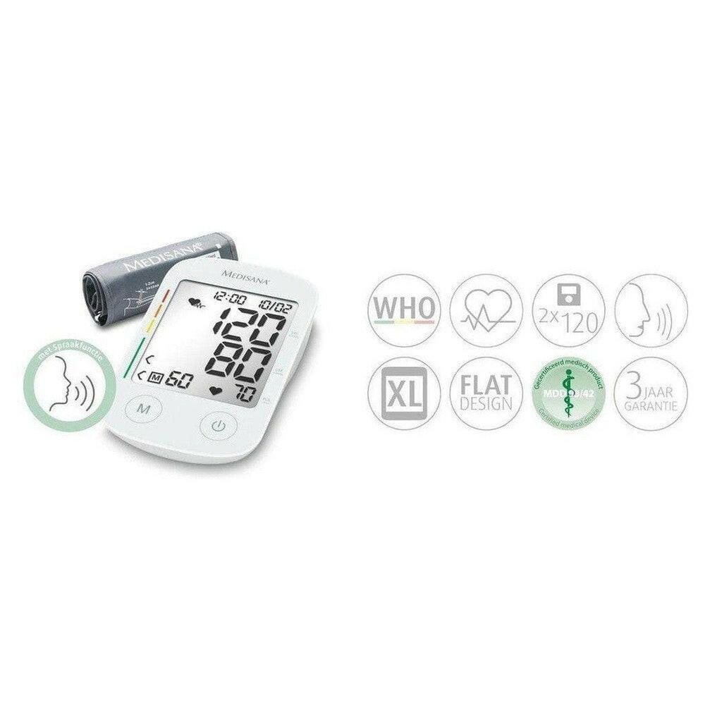 Medisana BU 535 Voice bloeddrukmeter met certificering en garantie