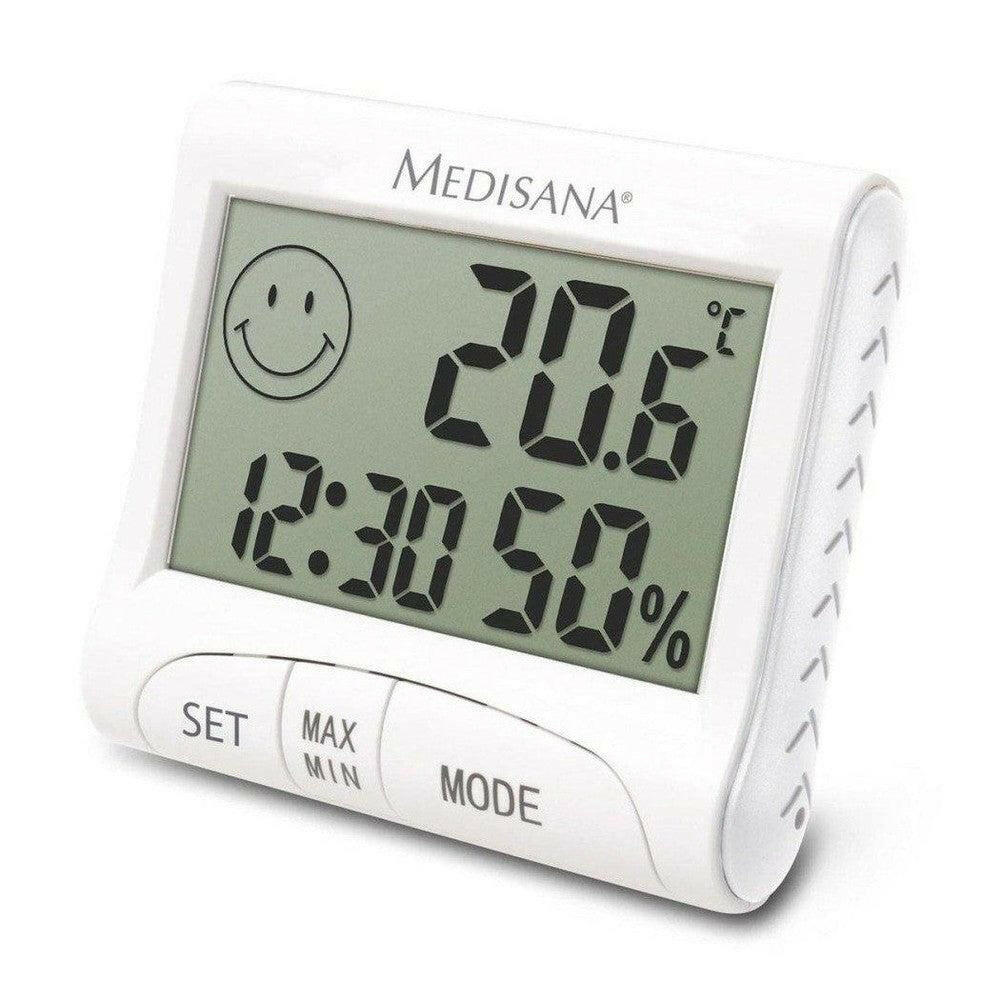 Medisana digitale hygrometer met LCD scherm en smiley indicator