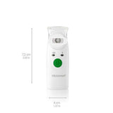Compacte Medisana IN 525 inhalator afmetingen 7,2 cm hoog